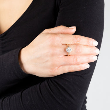 9ct Yellow Gold 1/2 Carat Diamond Ring