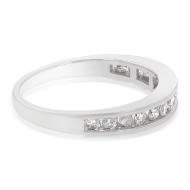 10ct White Gold 1/2 Carat Diamond Ring