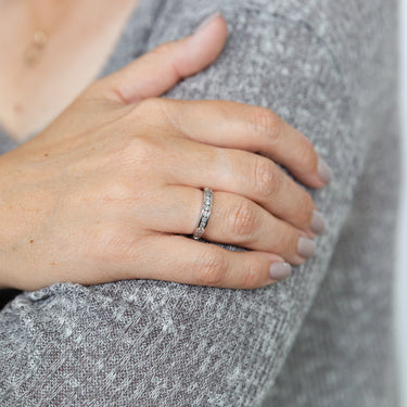 10ct White Gold 1/2 Carat Diamond Ring