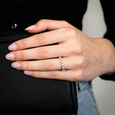 1/6 Carat Diamond Ring in 10ct White Gold