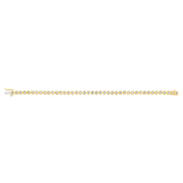 1.00 Carat Diamond Bracelet in 10ct Yellow Gold
