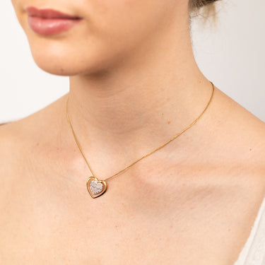 1/4Carat Pear Shaped Diamond Pendant in 9ct Yellow Gold