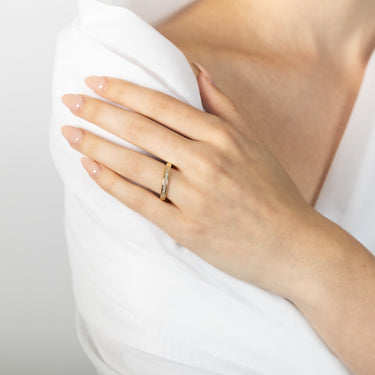 9ct Yellow Gold  1/3 Carat Diamond Eternity Ring with 10 Channel Set Diamonds