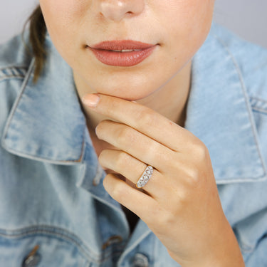 13 Diamond Dress Ring in 9ct Gold