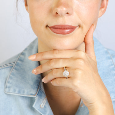 0.30 Carat Diamond Dress Ring in 9ct Yellow Gold