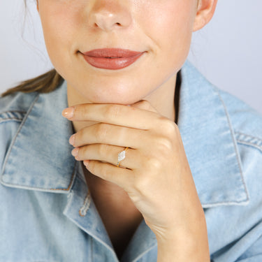 1/6 Carat Diamond Dress Ring in 9ct Yellow Gold