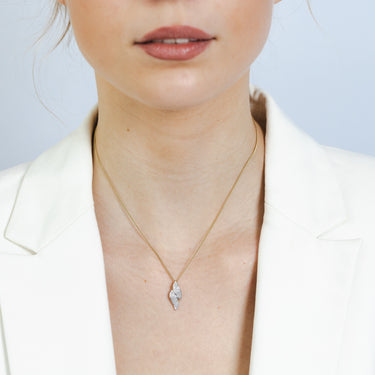 1/10 Carat Diamond Pendant in 9ct Yellow Gold