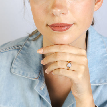 19 Diamond Dress Ring in 9ct Yellow Gold