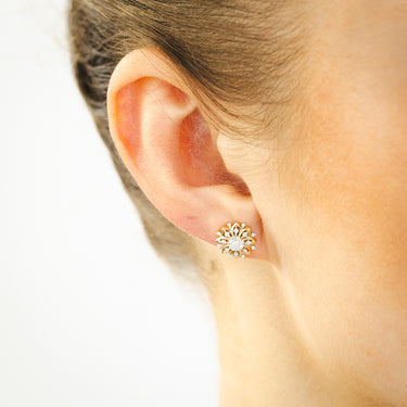 1/4 Carat Diamond Stud Earrings in 9ct Yellow Gold