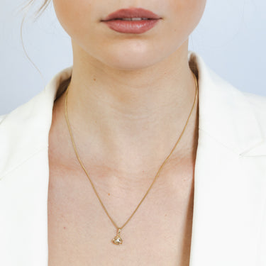 Diamond Pendant in 9ct Yellow Gold