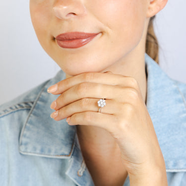 1/2 Carat Diamond Ring in Platinum