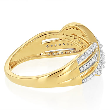 1/3 Carat Diamond Ring in 9ct Yellow Gold