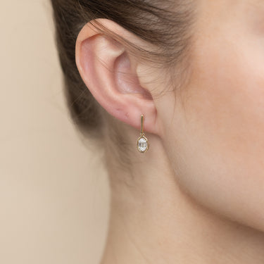 1/6 Carat Diamond Stud Earrings in 9ct Yellow Gold