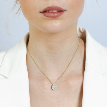 1/2 Carat Natural Diamond Pendant in 9ct Yellow Gold