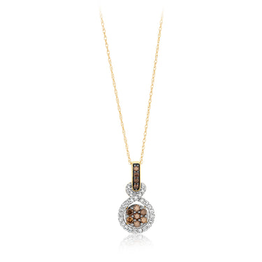 1/2 Carat Australian Diamond Pendant on Chain in 9ct Yellow Gold