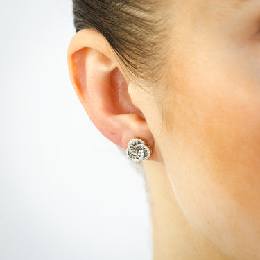 0.40 Carat Australian Diamond Stud Earrings in 9ct Yellow Gold