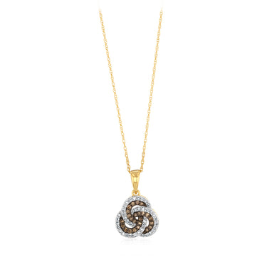 1/4 Carat Australian Diamond Pendant on Chain in 9ct Yellow Gold