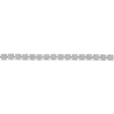 1/5 Carat Diamond 18cm Tennis Bracelet  in Sterling Silver