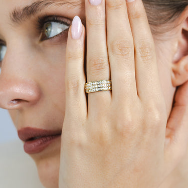 1/2 Carat Diamond Dress Ring in 9ct Yellow Gold