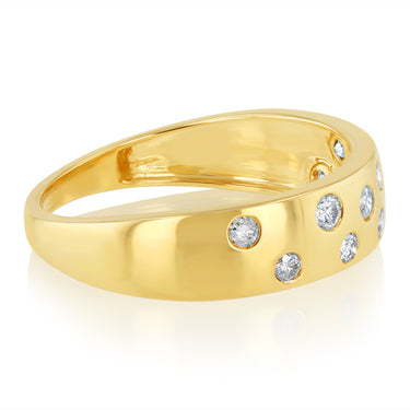 1/4 Carat Diamond Dress Ring in 9ct Yellow Gold