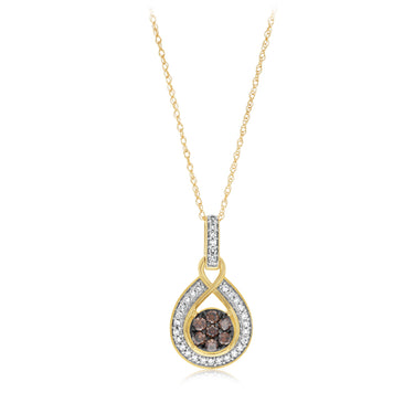 0.30 Carat Australian Diamond Pendant in 9ct Yellow Gold