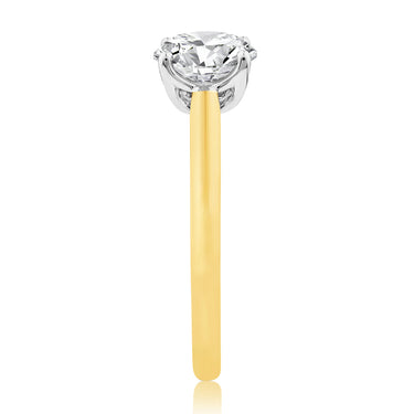 1.40 Carat Diamond Solitaire Ring in 9ct Yellow Gold