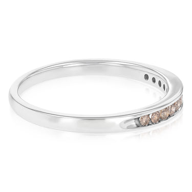 0.15 Carat Diamond Eternity Ring in 9ct White Gold