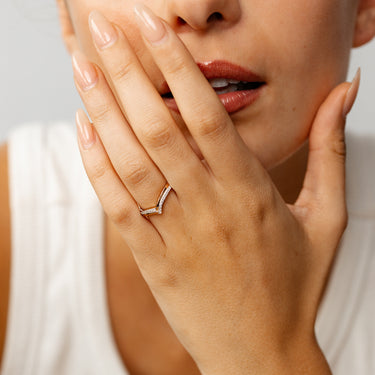 1/6 Carat Diamond Eternity Ring in 9ct Rose Gold