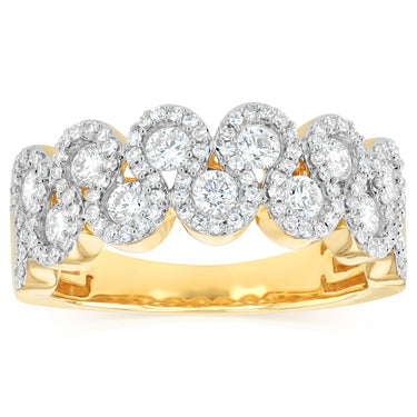 1 Carat Diamond Diamond Ring in 14ct Yellow Gold