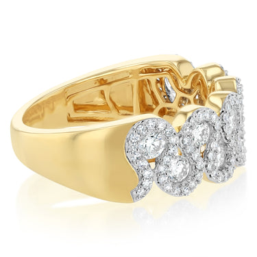 1 Carat Diamond Diamond Ring in 14ct Yellow Gold