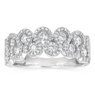 1 Carat Diamond Ring in 14ct White Gold