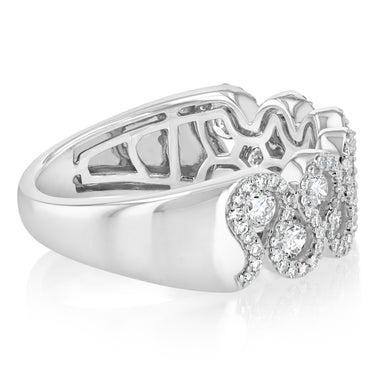 1 Carat Diamond Ring in 14ct White Gold