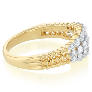 3/4 Carat Diamond Ring in 14ct Yellow Gold