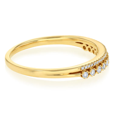 0.18 Carat Diamond Eternity Ring in 9ct Yellow Gold