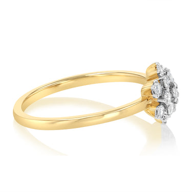 0.29 Carat Diamond Ring in 9ct Yellow Gold