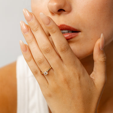 1/2 Carat Australian Diamond Solitaire Ring in 9ct Yellow Gold