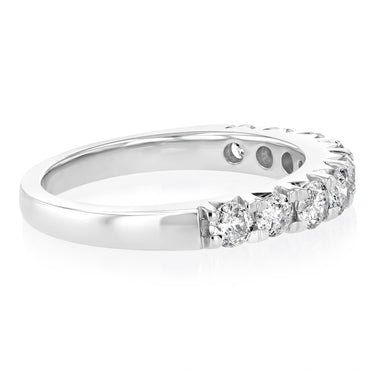 0.95 Carat Diamond Eternity Ring in 10ct White Gold