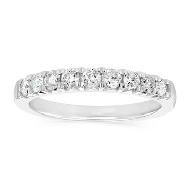 0.45 Carat Diamond Eternity Ring in 10ct white Gold