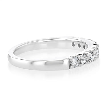 0.45 Carat Diamond Eternity Ring in 10ct white Gold