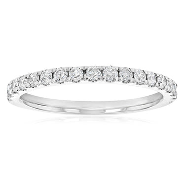 1/3 Carat Diamond Eternity Ring in 10ct White Gold