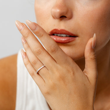 1/3 Carat Diamond Eternity Ring in 10ct White Gold