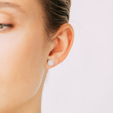 0.45 Carat Diamond Stud Earrings in 10ct White Gold