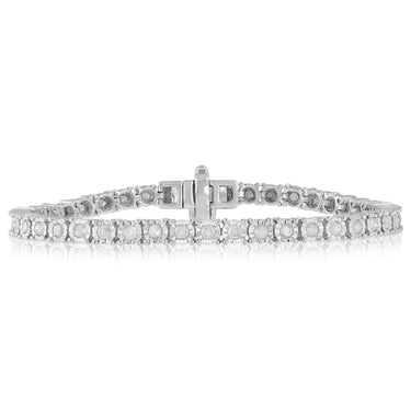 2 Carats Diamond Tennis Bracelet in Sterling Silver