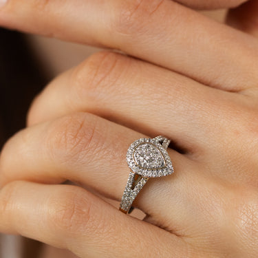 1/2 Carat Diamond Ring in 9ct Yellow Gold