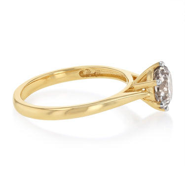 1.50 Carat Australian Diamond Solitaire Ring in 9ct Yellow Gold