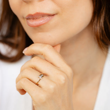 3 Diamond Ring in 9ct Yellow Gold