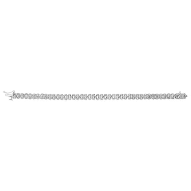 0.90 Carat Diamond Bracelet in Stirling Silver