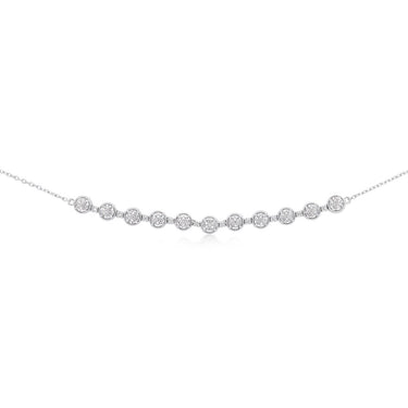 1/10 Carat Diamond 46cm Necklace in Sterling Silver