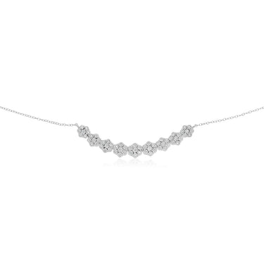 1/5 Carat Diamond Necklace in Sterling Silver