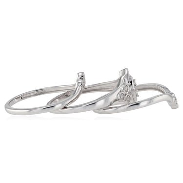 1/10 Carat Diamond 3-Piece Bridal Set in Sterling Silver